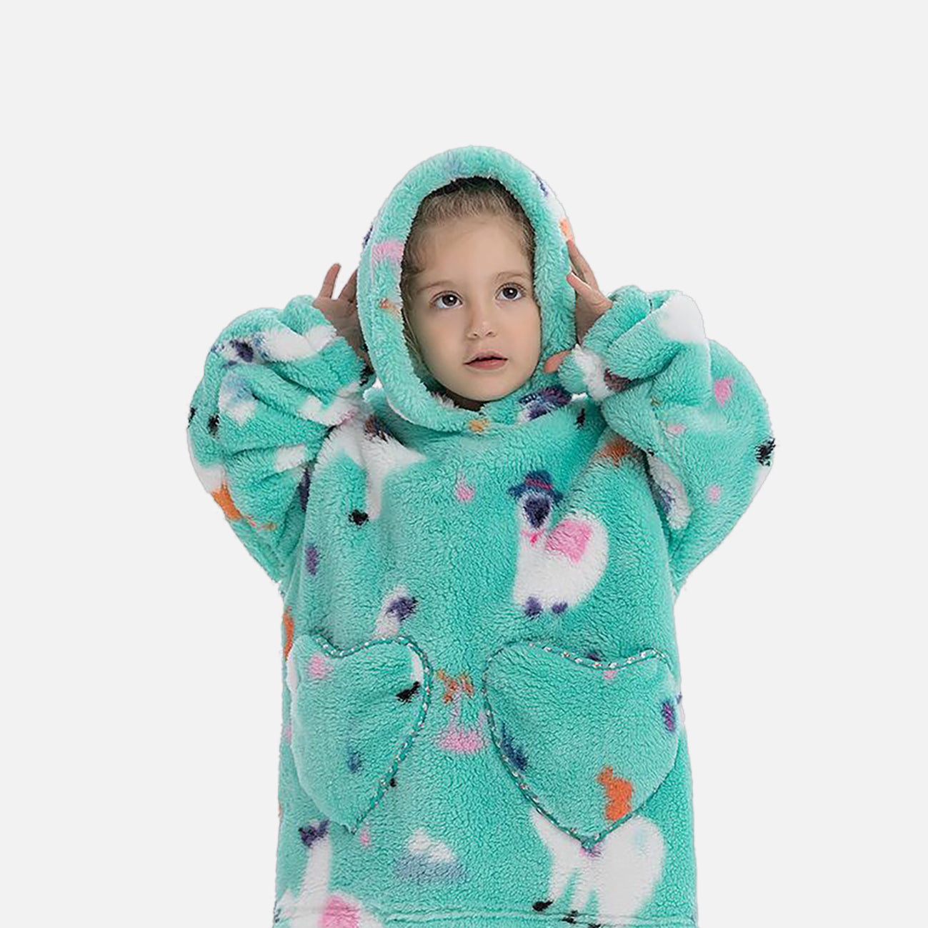 WrapMeUp™ - Oversize Blanket Alpaka for kids