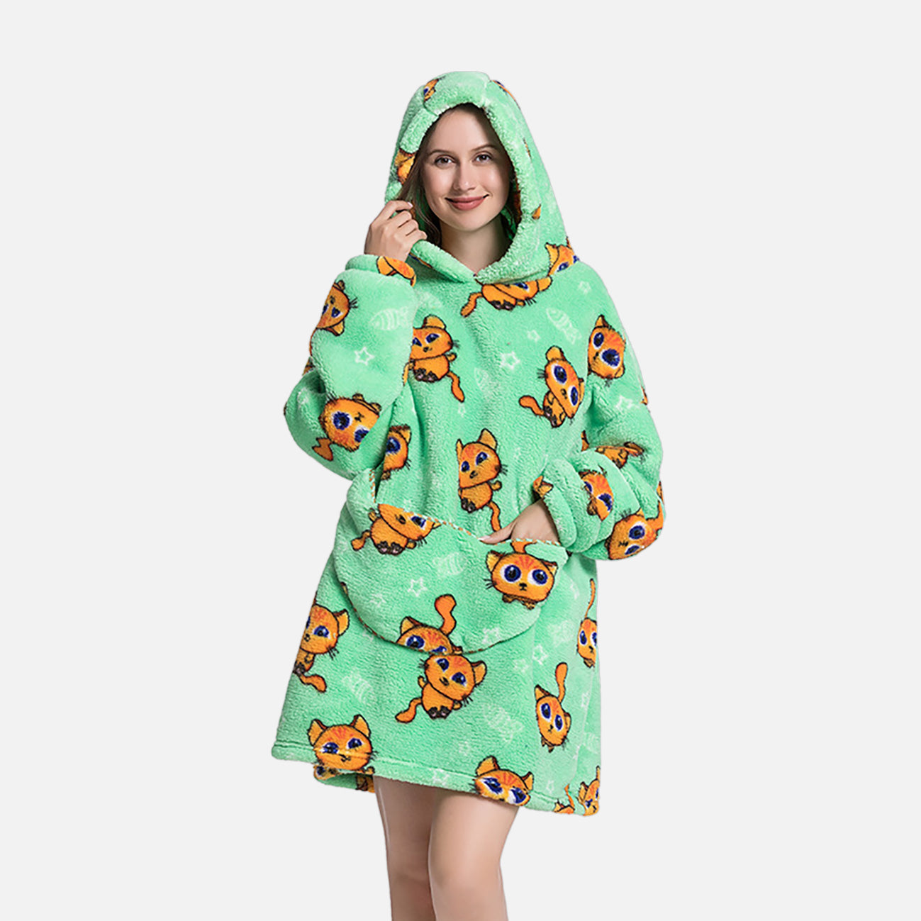 WrapMeUp™ - Oversize Blanket Cat for adult